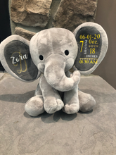Load image into Gallery viewer, Baby Announcement Elephant