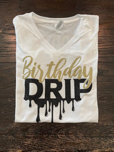 Load image into Gallery viewer, Birthday Drip Tee
