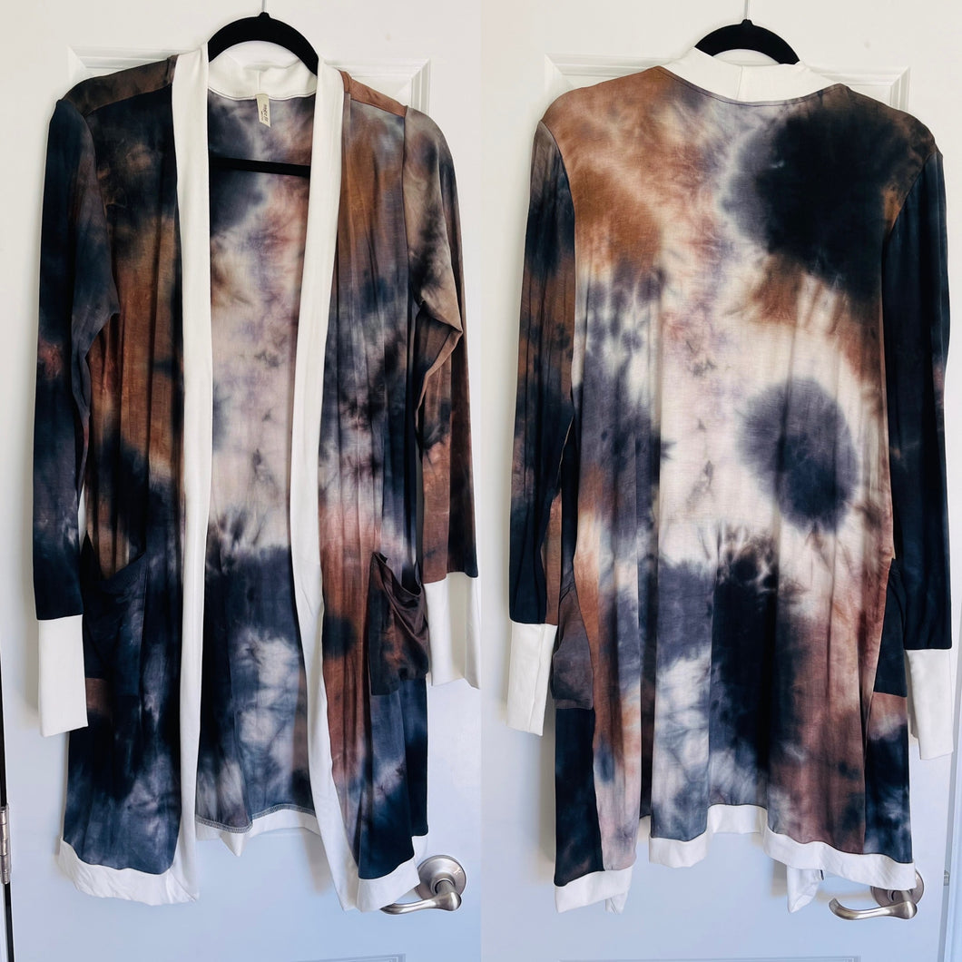 MIDI Tie Dye Cardigan